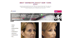 Desktop Screenshot of bestdermatologistnewyorkcity.net