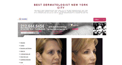 Desktop Screenshot of bestdermatologistnewyorkcity.org